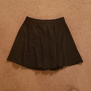 2 layer black skirt
